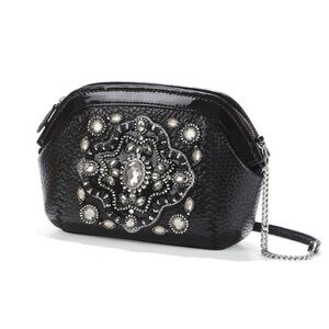 Brighton Black Embellished Women's Bag